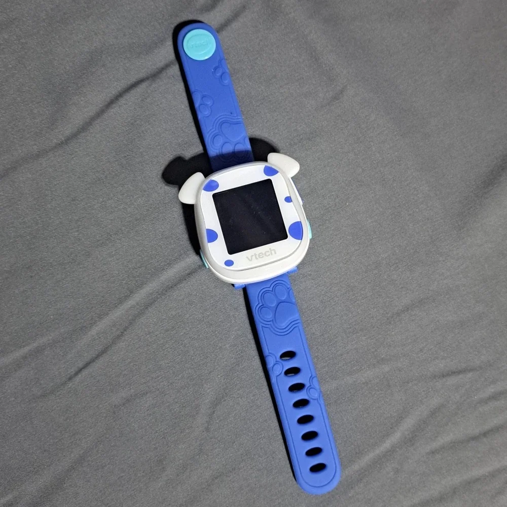 VTech‎ My First Kidi Smartwatch Kids Tells Time Reminders Routines Blue Puppy
